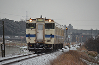 うっすらと雪化粧。