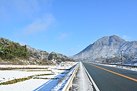 冬晴れ！雪景色のプレゼント。国道322号線 