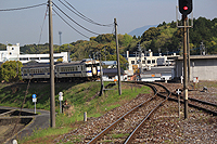 添田駅ホームより