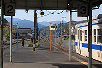 添田駅ホーム