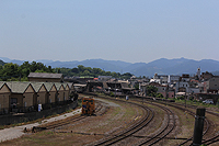 田川後藤寺駅遠景