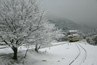 雪の採銅所